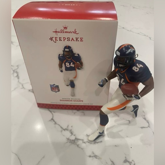 Shannon Sharpe Denver Broncos Hallmark Ornament - Picture 1 of 7